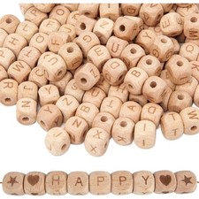 Holzbuchstaben perlen 100 - holzbuchstaben,