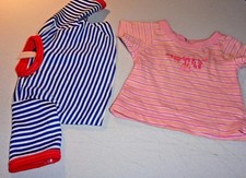  Puppenkleidung - 2 x Shirts Oberteile für Puppen - Puppengröße 42 - 46cm # bb21