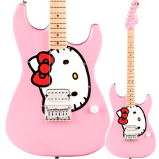 Squier by Fender Limited Edition Hello Kitty Pink Stratocaster aus Japan