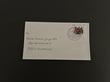 BRD Brief Weihnachten 1993 Weihnachtsstempel Christkinddorf Himmelpforten