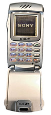 Sony CMD-Z7 Vintage Klapphandy GSM900 Hintergrundbeleuchtung getestet Powers On Silber