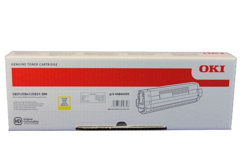 Oki 44844505 toner yellow b - 44844505,