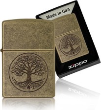 NEU ZIPPO BENZINFEUERZEUG TREE