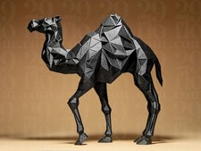 Geometric Camel Figure –