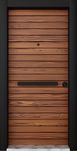 Braune eingangstür designer - eingangstür,