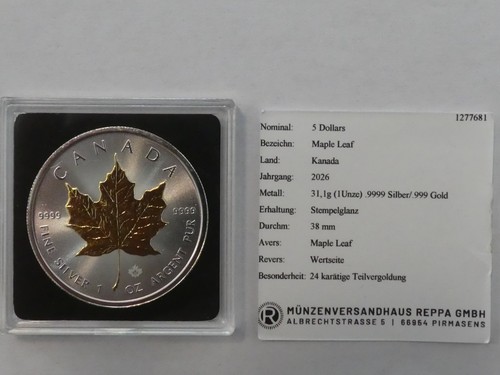 Kanada dollars maple leaf - 5,