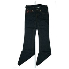 True Religion Damen Bootcut Schlag Flare Jeans Hose 28/34 W28 L34 Dunkelblau NEU