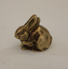 Hase Figur Bronze 102g Messing