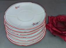 Untertasse von Josef  Rieber  Porzellan 1920er Jahre Bavaria 7er Set  Dekor C910