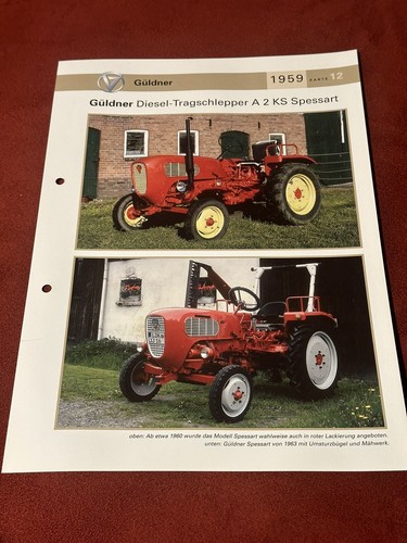 Güldner traktor tragschlepper - güldner,