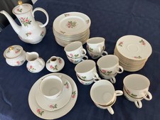 Seltmann Weiden Kaffeeservice Annabell Rose mit Goldrand