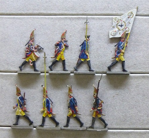 Zinnfiguren preussen 1750 - preussen,