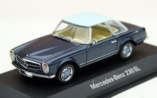 Mercedes 230 SL W113 "Pagode" Bj. 1963-1971, blaumetallic, Minichamps im M. 1:43