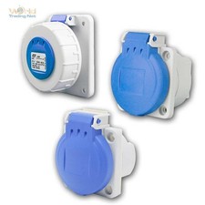 Einbausteckdose Steckdose Schukosteckdose Schuko Anbausteckdose 16A PCE IP67