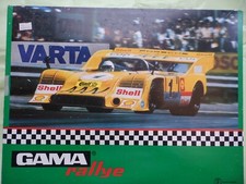 GAMA Rallye 7090 Autorennbahn (Carrera-Bahn) rasant mit Steilkurven 1977 Vintage