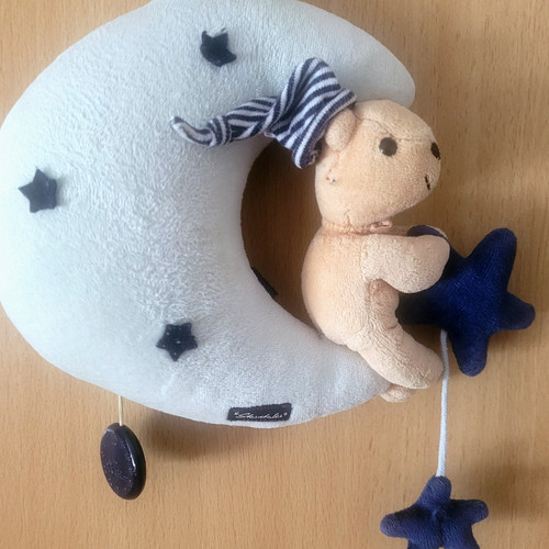 Baby spieluhr mond - spieluhr, teddy