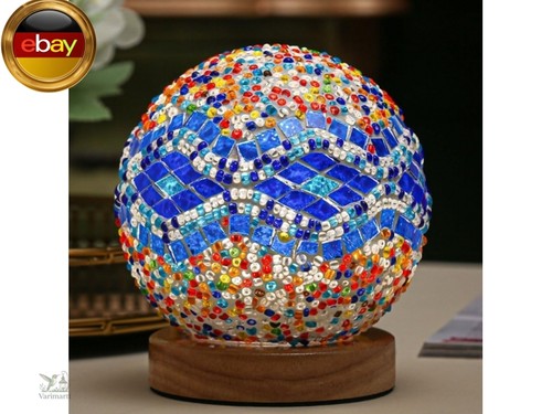 Barock blaue mosaiklampe - barock,