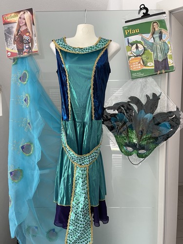 Pfauenkleid fasching pfau - pfauenkleid,