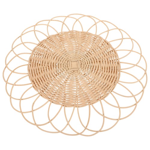 Gewebte rattan untersetzer - ,