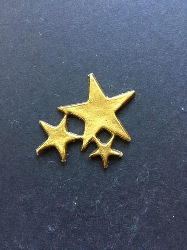 Verzierwachs sterne goldfarben - verzierwachs,