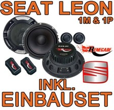 Seat Leon 1M & 1P  FRONT-HECK  LAUTSPRECHER 16cm BOXEN EINBAUSET ERSATZ NEU