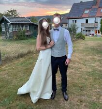 Pronovias Brautrock Hochzeitsrock Perlweiß / Elfenbein (+ Schleier +Schuhe)