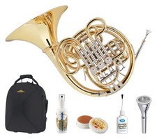 Goldmessing-Waldhorn in F/Bb