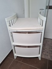 Stokke Care Wickeltisch/Wickelkommode weiß  mit Zubehör 