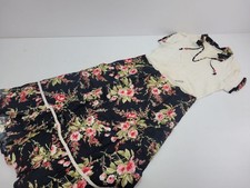 Kleid DDR Gr. 42 Weiß Schwarz