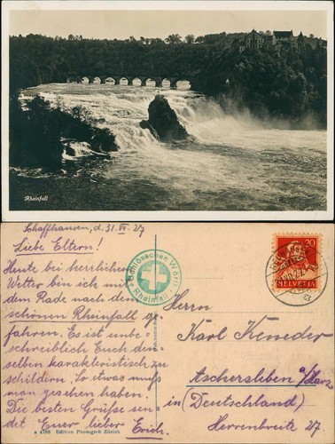 Ansichtskarte neuhausen - ansichtskarte,
