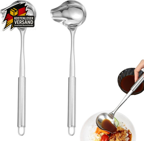 Edelstahl suppenkelle mit - suppenkelle,