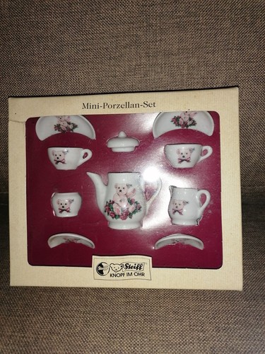 Steiff mini porzellan set - steiff, mini-porzellan-set