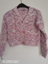 Mädchen-Strickjacke Gr. 128 kaum getragen