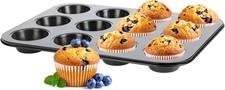 Muffinform für 12 Muffins Antihaftbeschichtet Backform Standardgröße Muffinblech