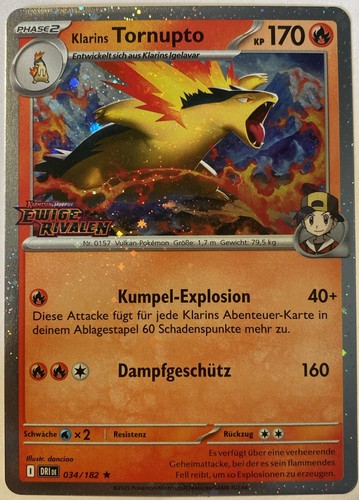 Pokemon klarins tornupto promo - klarins,