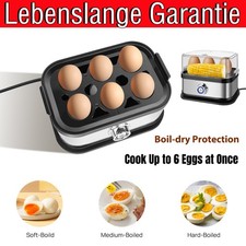 350W Edelstahl Eierkocher 6
