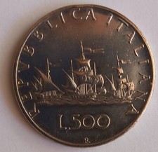 Italien 500 Lire Münze 1959