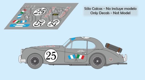Decals jaguar xk120 carrera - decals,