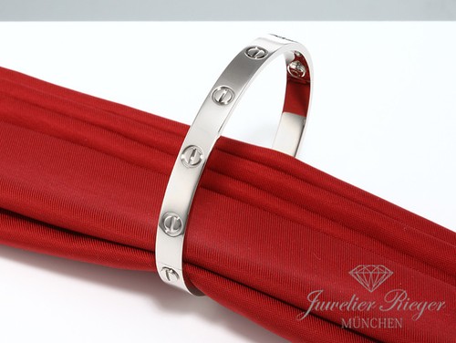Cartier armreif love weissgold - armreif,