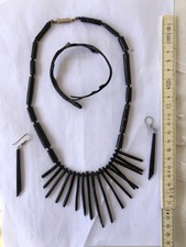 Antikes Set Kette Schwarze