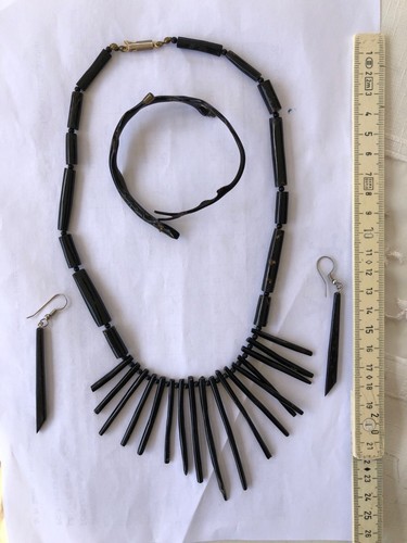 Antikes set kette - antikes, schwarze