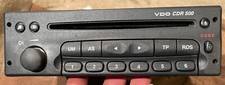Siemens Opel VDO CDR500 (E) Autoradio 24469302 Ohne Code Als Defekt Für Bastler