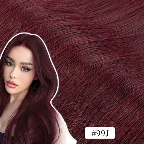 Clip human hair extensions - in,