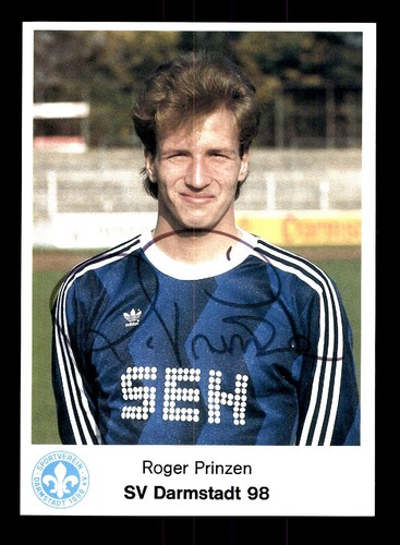 Roger prinzen autogrammkarte - roger,