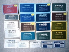 21 x Bedienungsanleitung Manual Casio Module - Konvolut aus ca. 70er und 80er