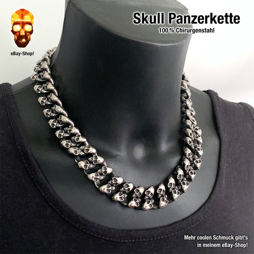Skull halskette - 20, mm
