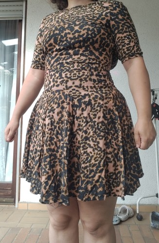 Leo kleid leopardenmuster - h&m,