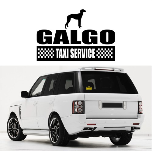 Ayc auto aufkleber galgo taxi - auto,