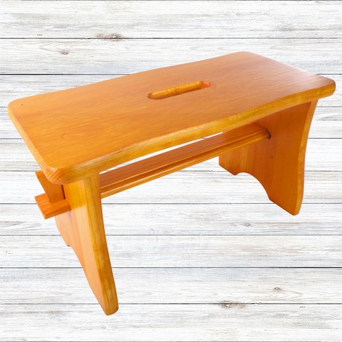 Holzhocker zitrone handgebeizt - zitrone,