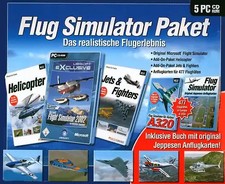 Flug Simulator Paket ZUSTAND SEHR GUT